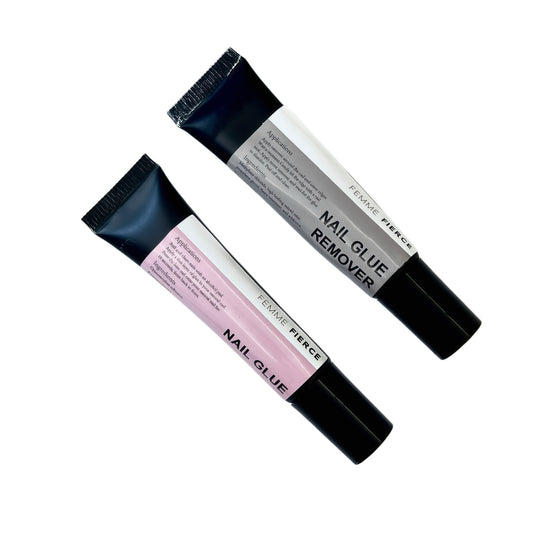 press on nail glue and remover set